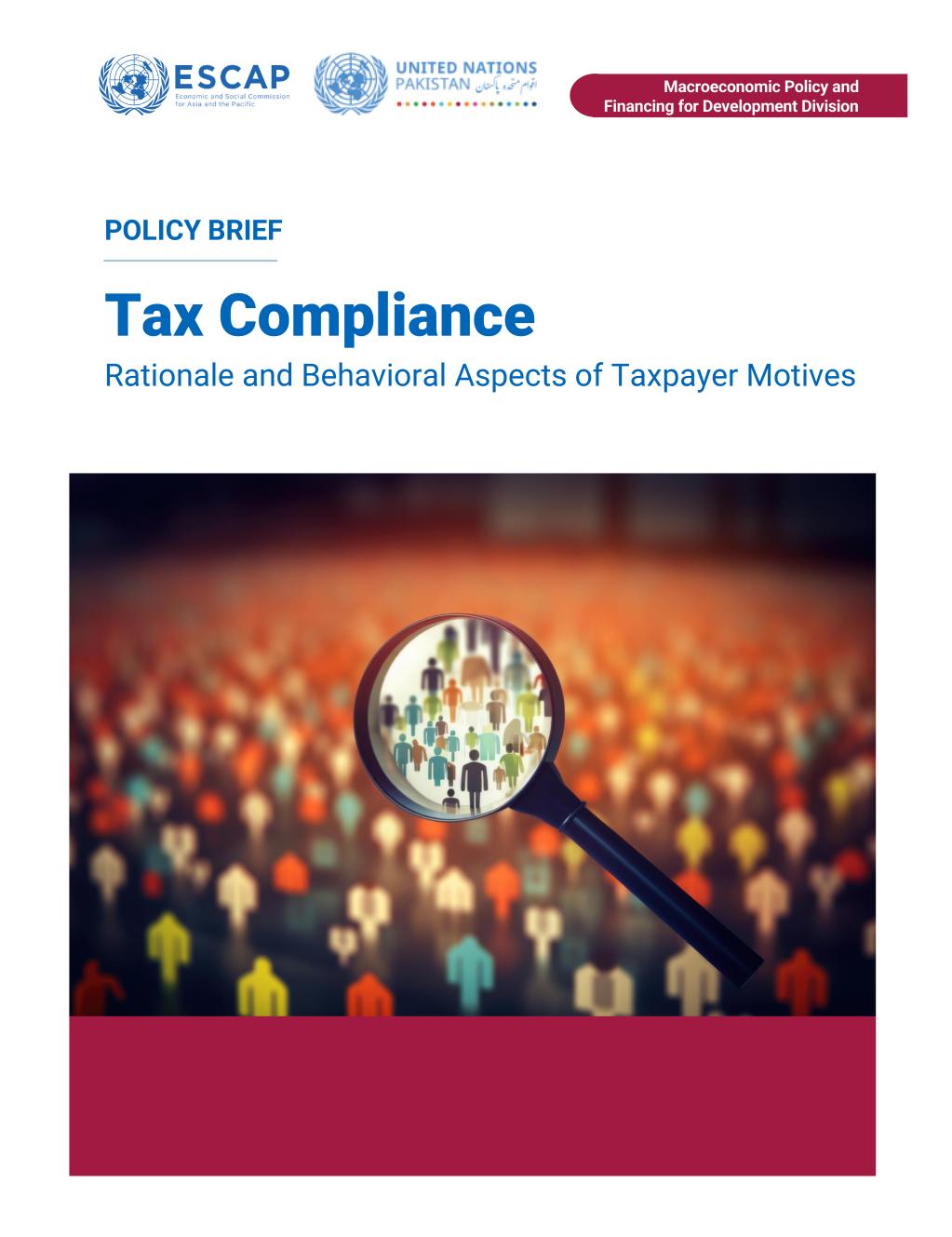 Tax Compliance: Rationale and Behavioral Aspects of Taxpayer Motives