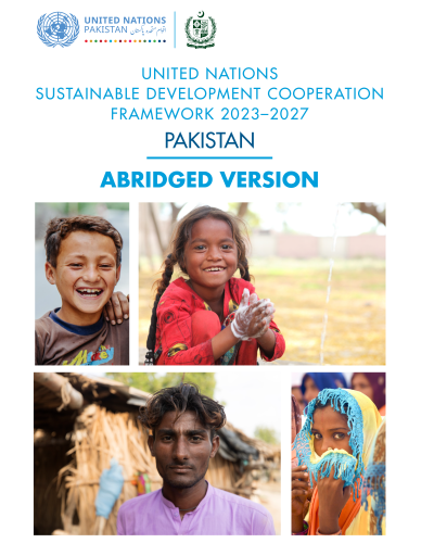 United Nations Sustainable Development Cooperation Framework (UNSDCF) 2023-2027 for Pakistan